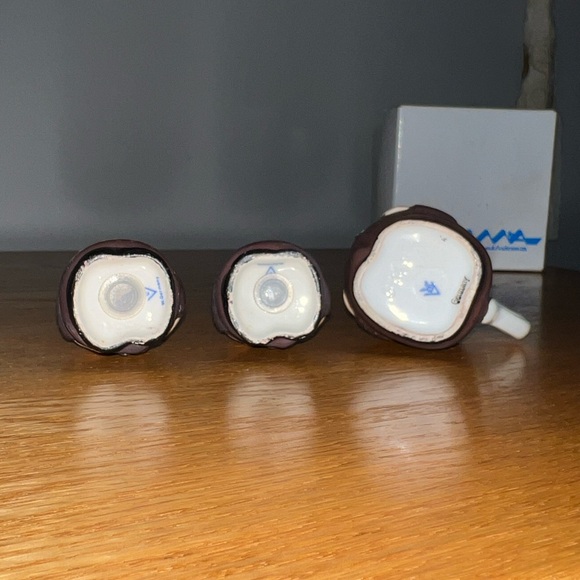 GOEBEL FRIAR TUCK MONK PORCELAIN TOBY JUG PITCHER & SALT PEPPER SHAKERS - Picture 7 of 11